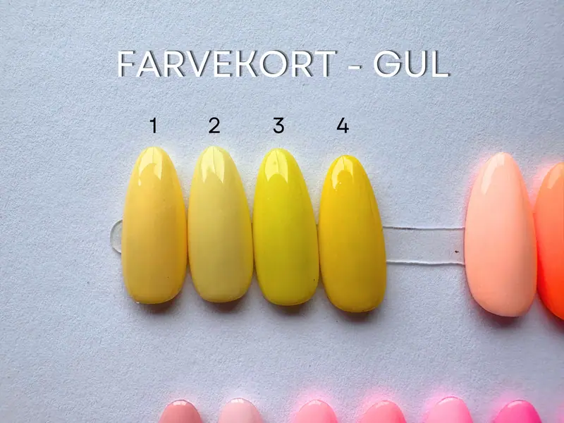 Farvekort – gul
